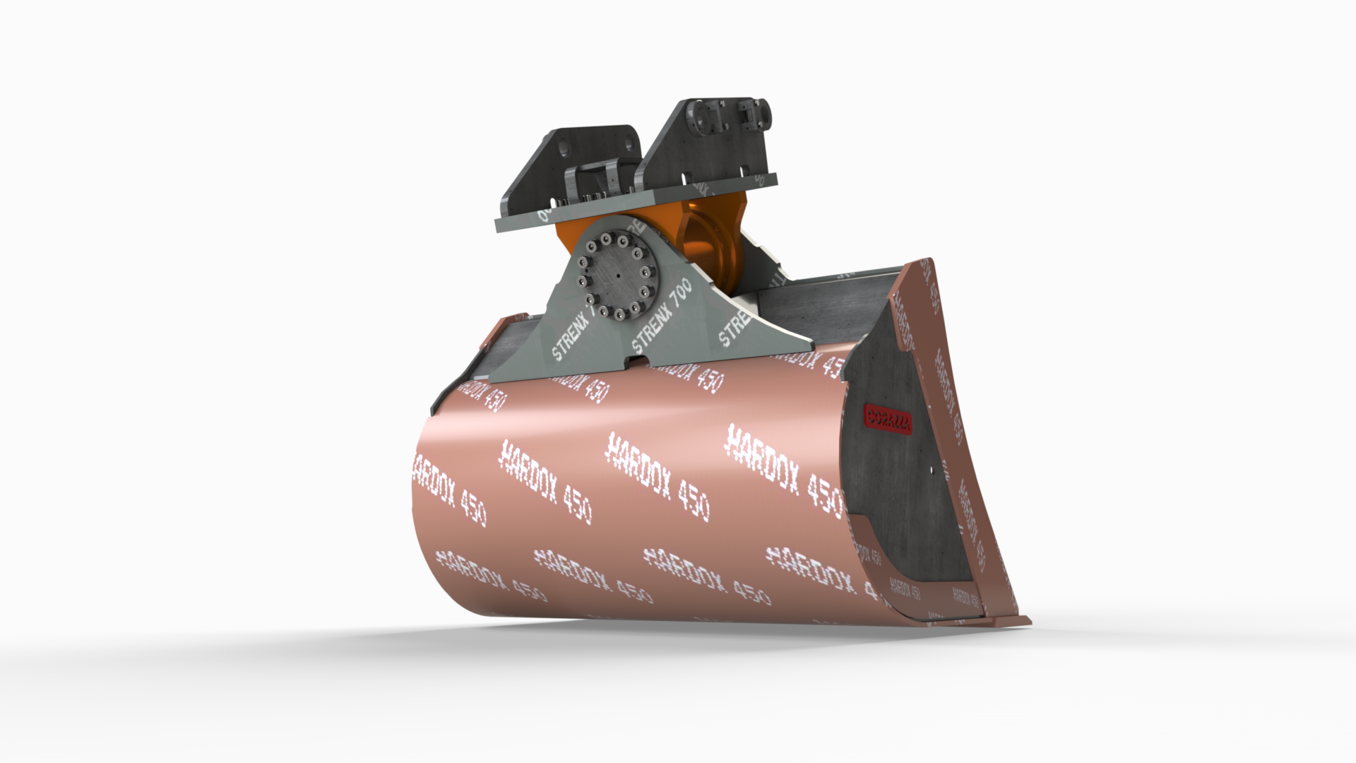 Motor Tilting Loading Bucket